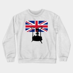 Union Jack and Paraffin pressure stove Crewneck Sweatshirt